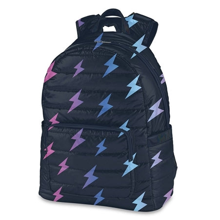 Navy Lightning Puffer Backpack