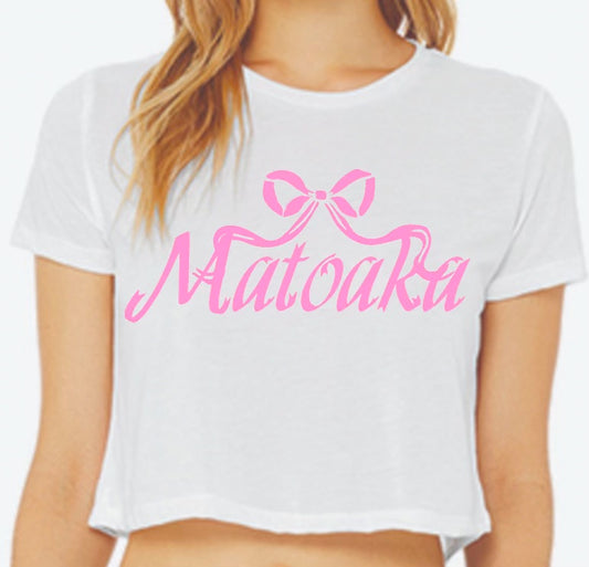 Bow Fancy Crop Tee