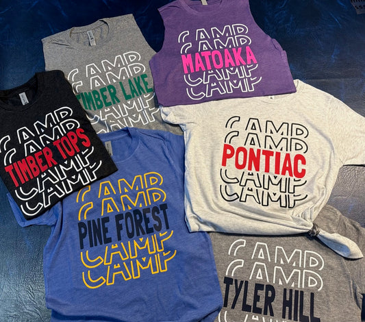 Camp Repeat It Triblend Tee