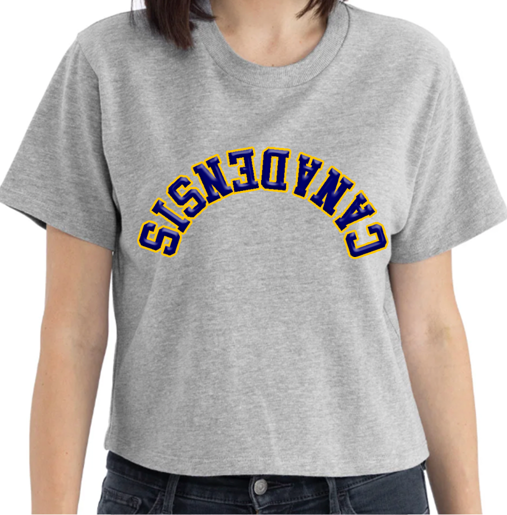 Upside Down Cropped Tee or Cut Tank