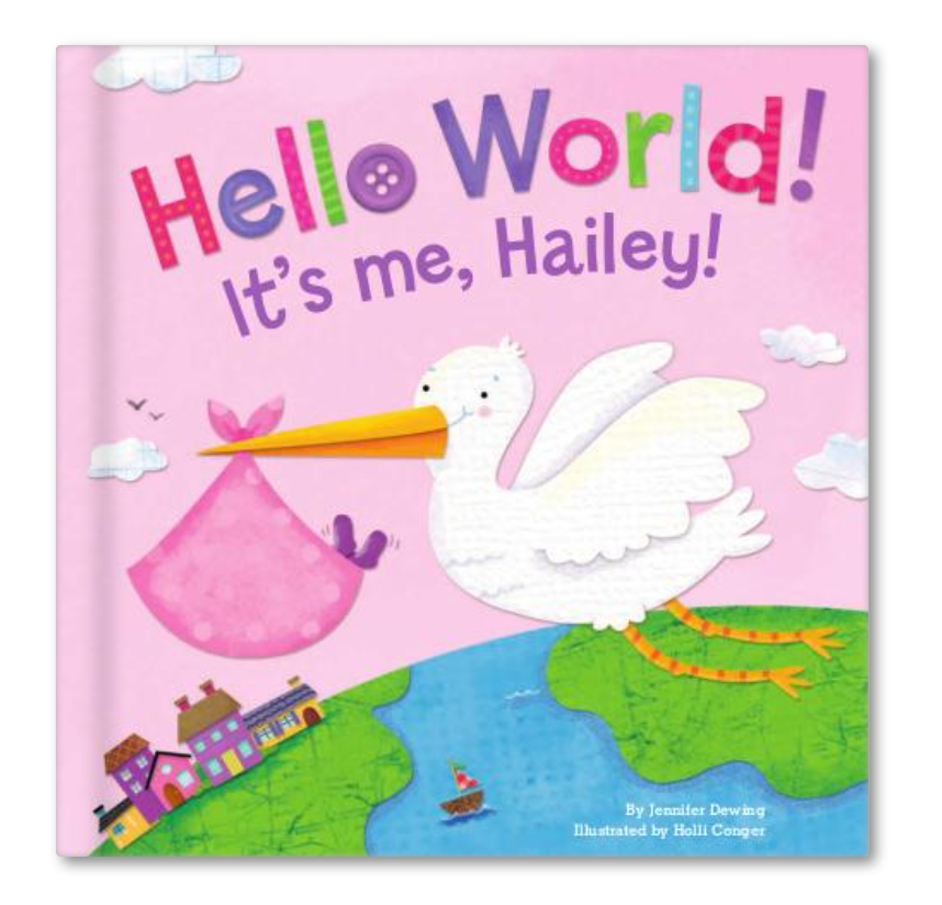 Hello World Personalized Board Book