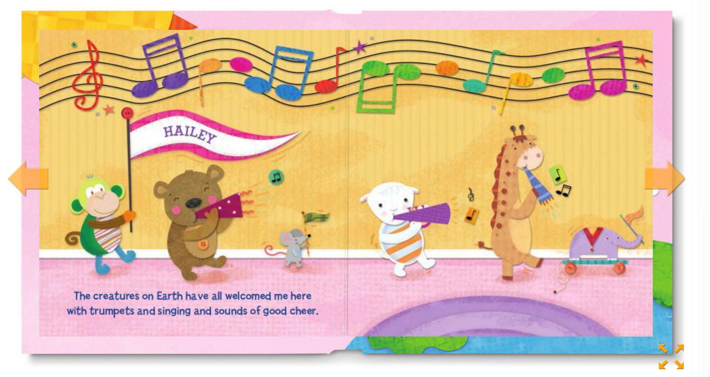 Hello World Personalized Board Book