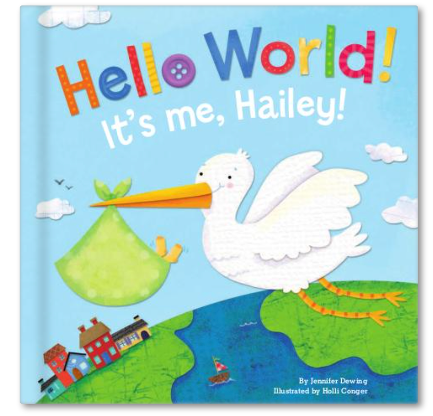 Hello World Personalized Board Book