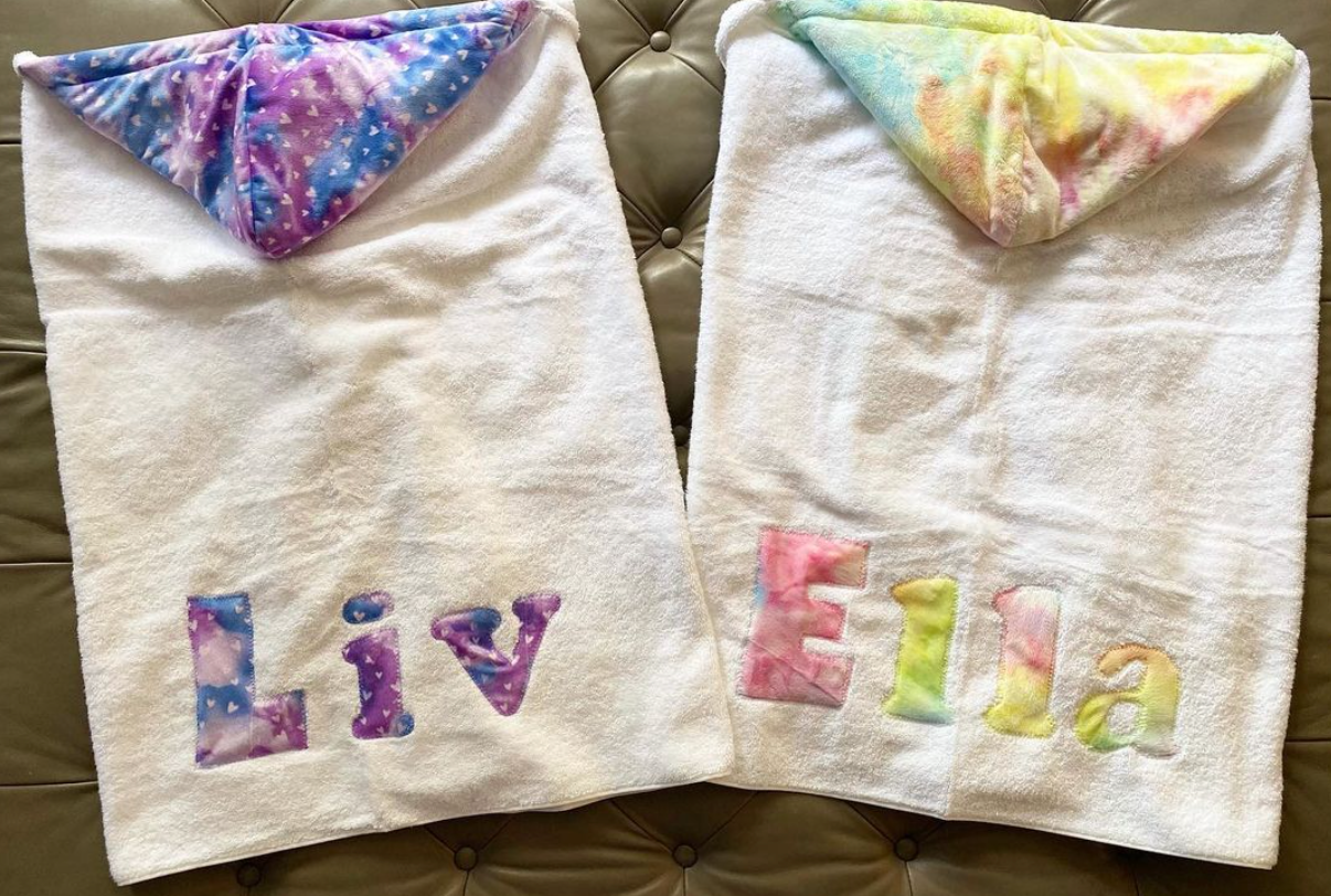 Personalized Appliqué Hooded Towel