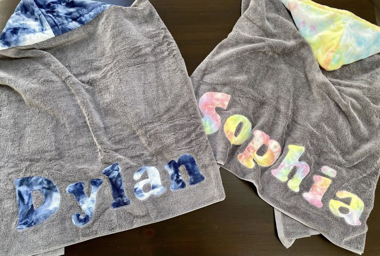 Personalized Appliqué Hooded Towel