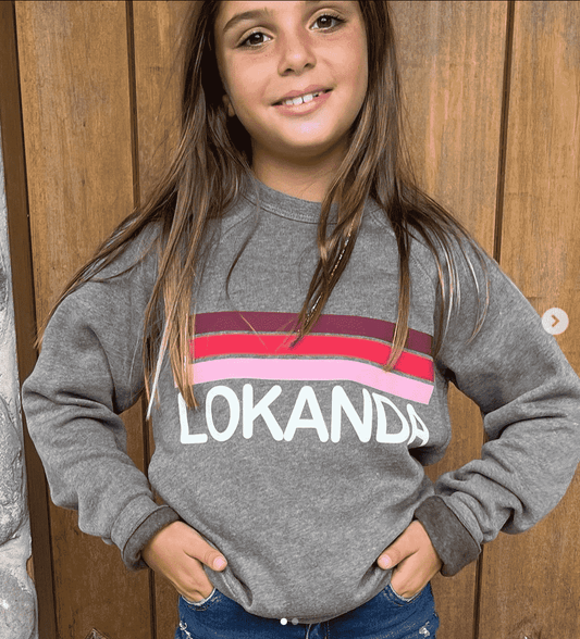 Camp Cozy Striped Crewneck Sweatshirt