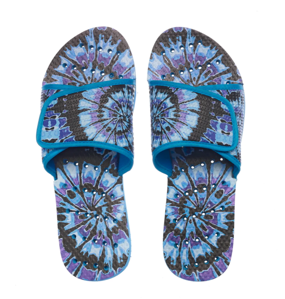 Tie Dye Showaflop Slides