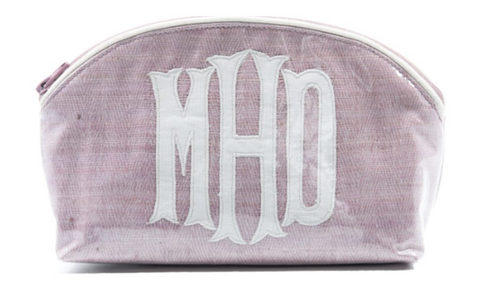 Luxe Monogrammed Cosmetic Pouch