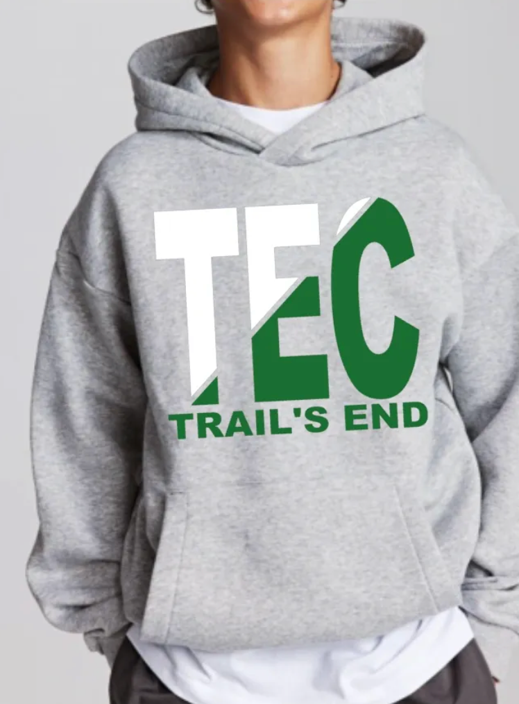 Split Initial Font Hoodie