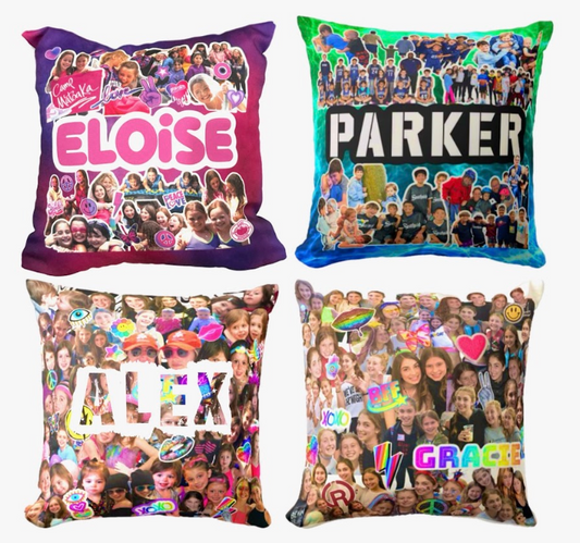 Custom Photo Collage Pillow