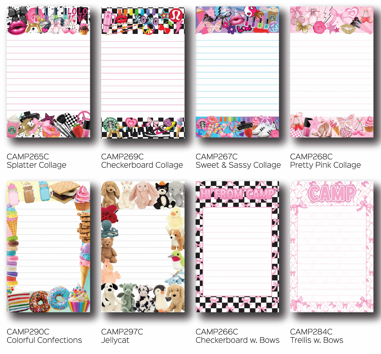 Camp Notepad Stationery Set