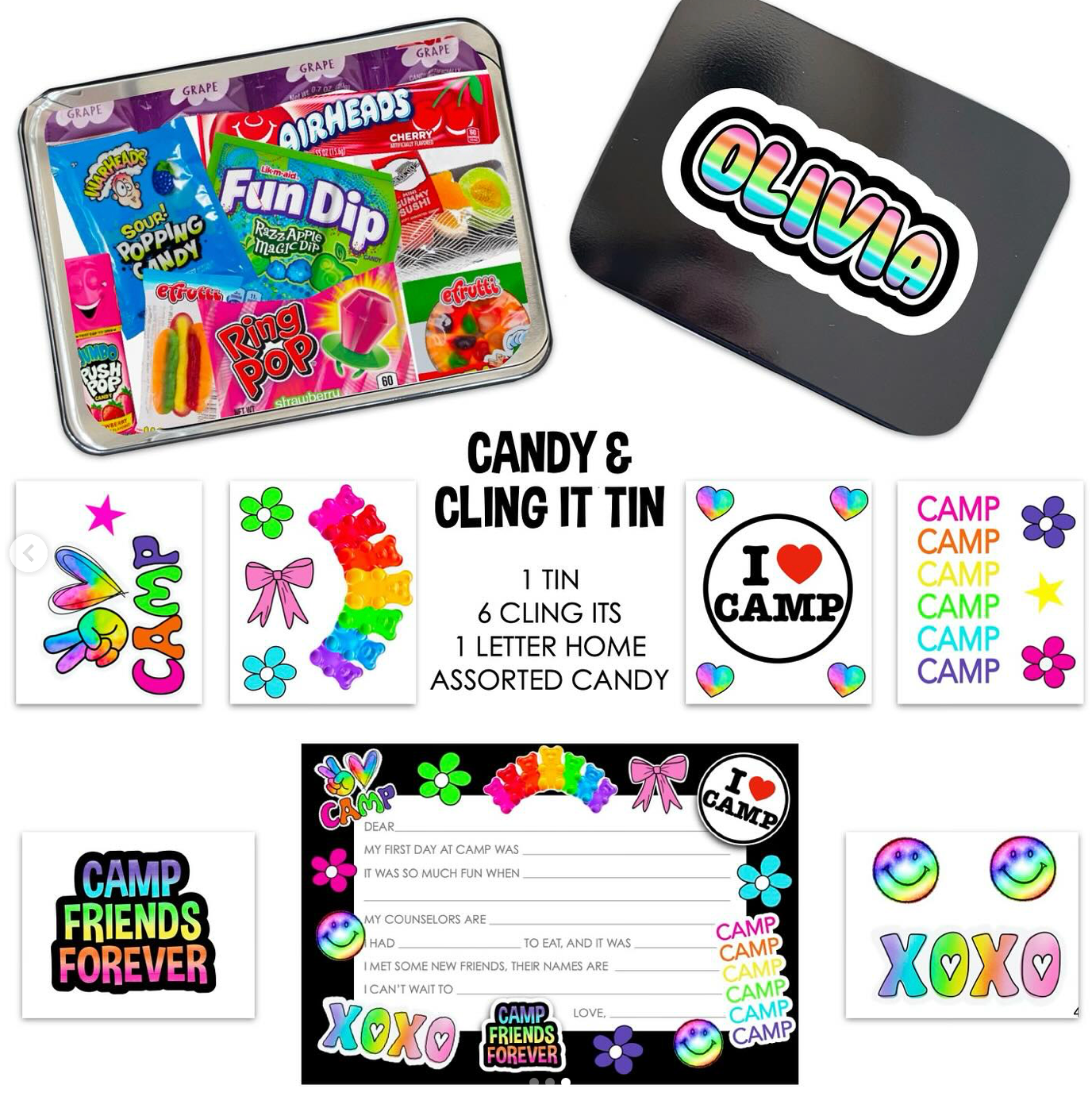 Candy & Cling It Tin