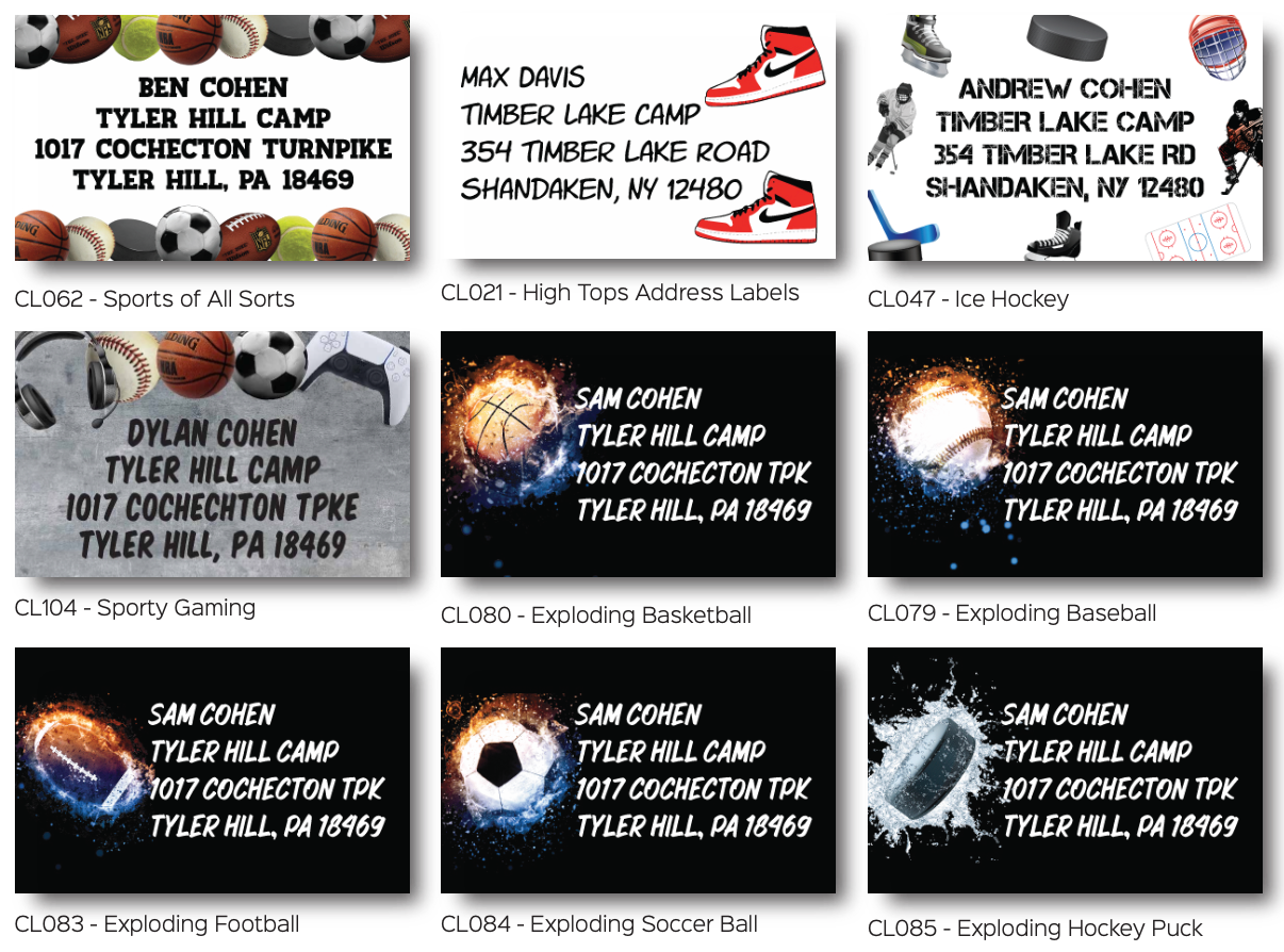 Large Address Labels