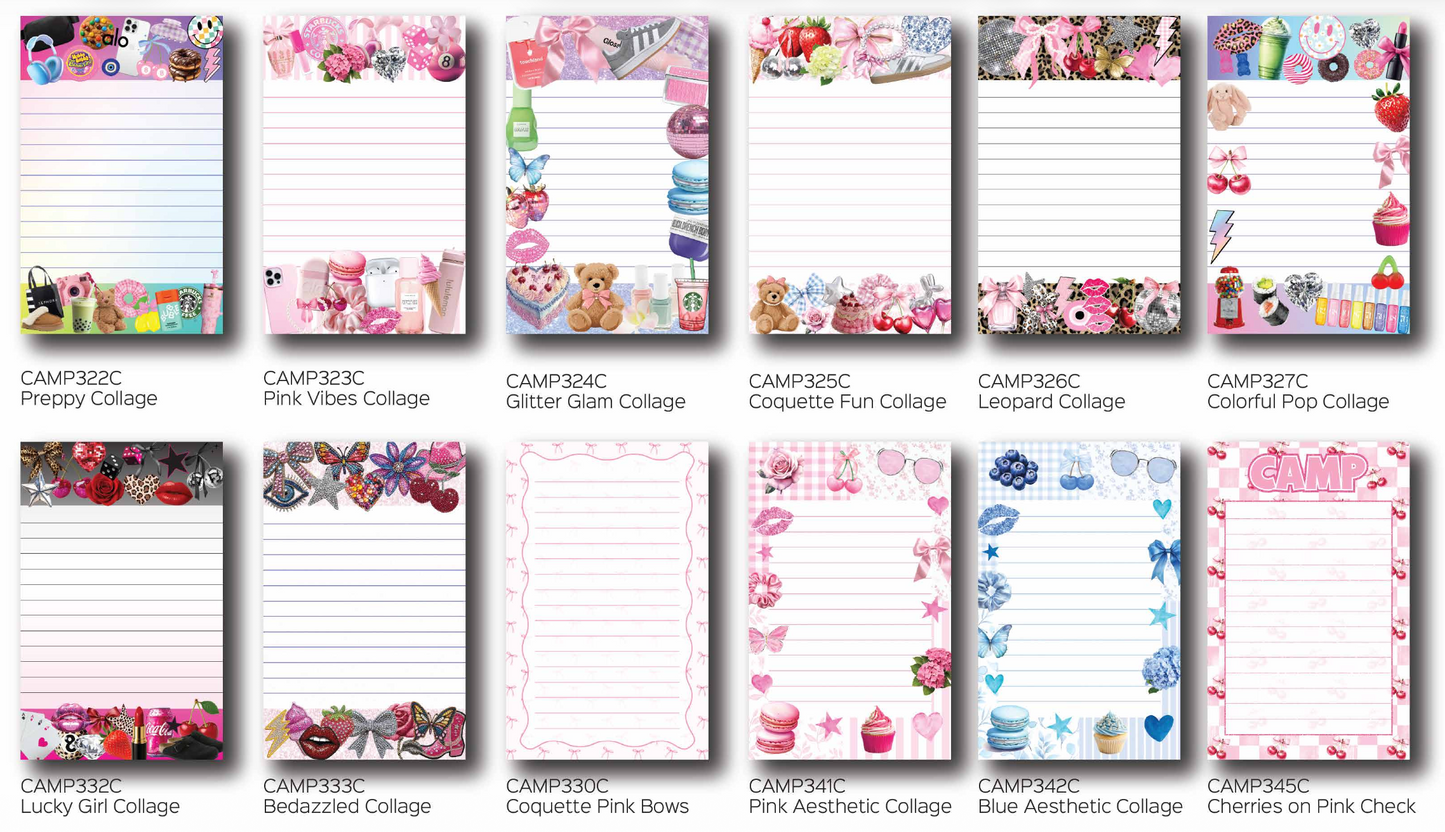 Camp Notepad Stationery Set