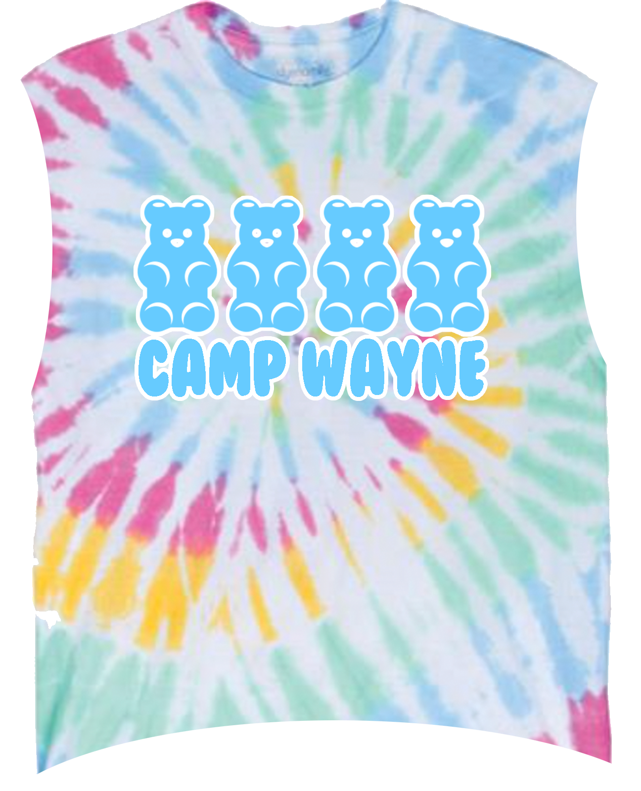 Camp Gummy Tie Dye Tee/Tank