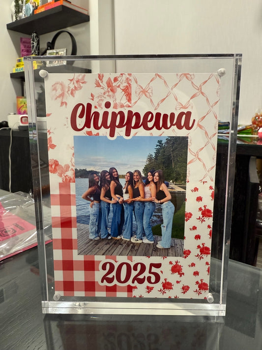 Acrylic Block Picture Frame