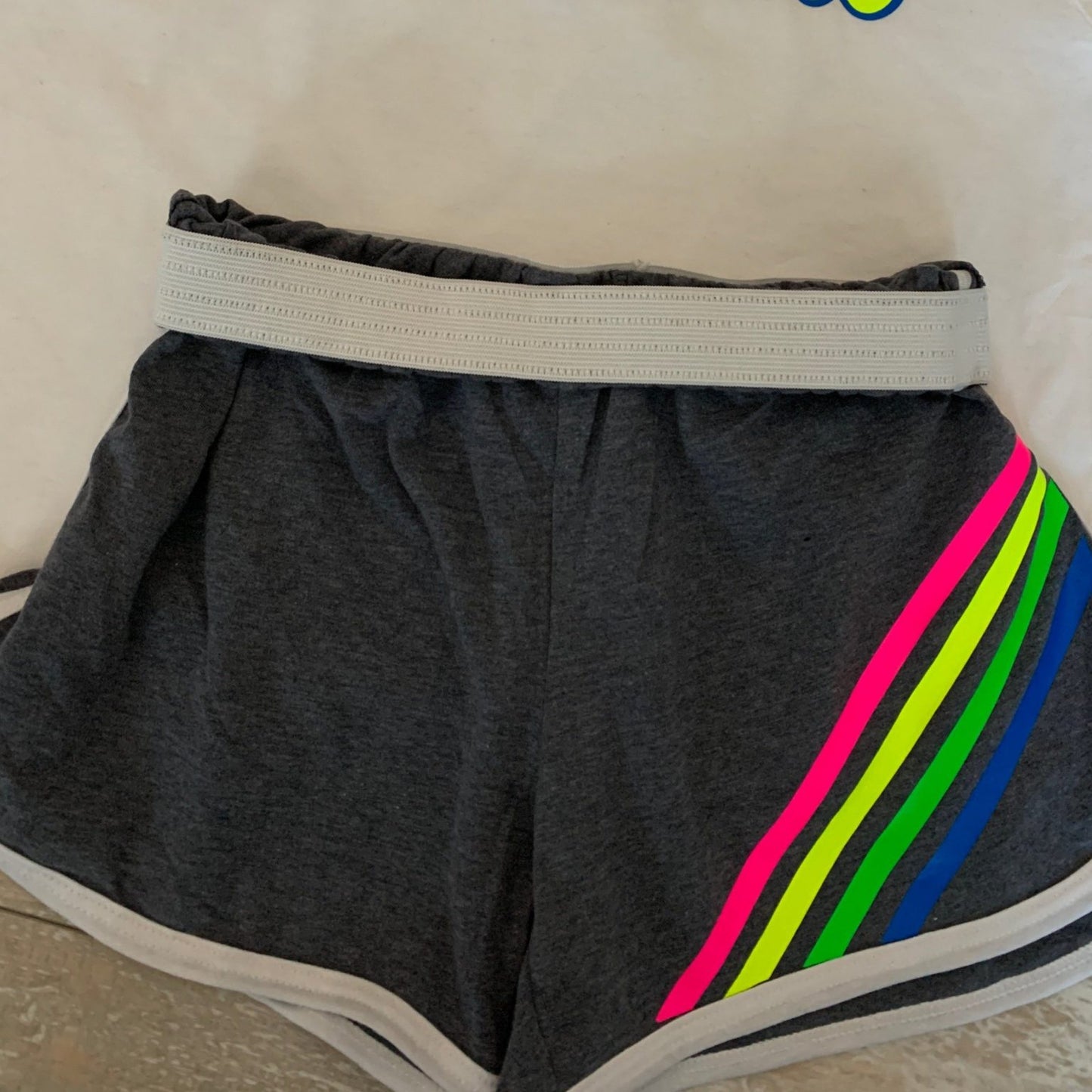 Rainbow Stripe Shorts