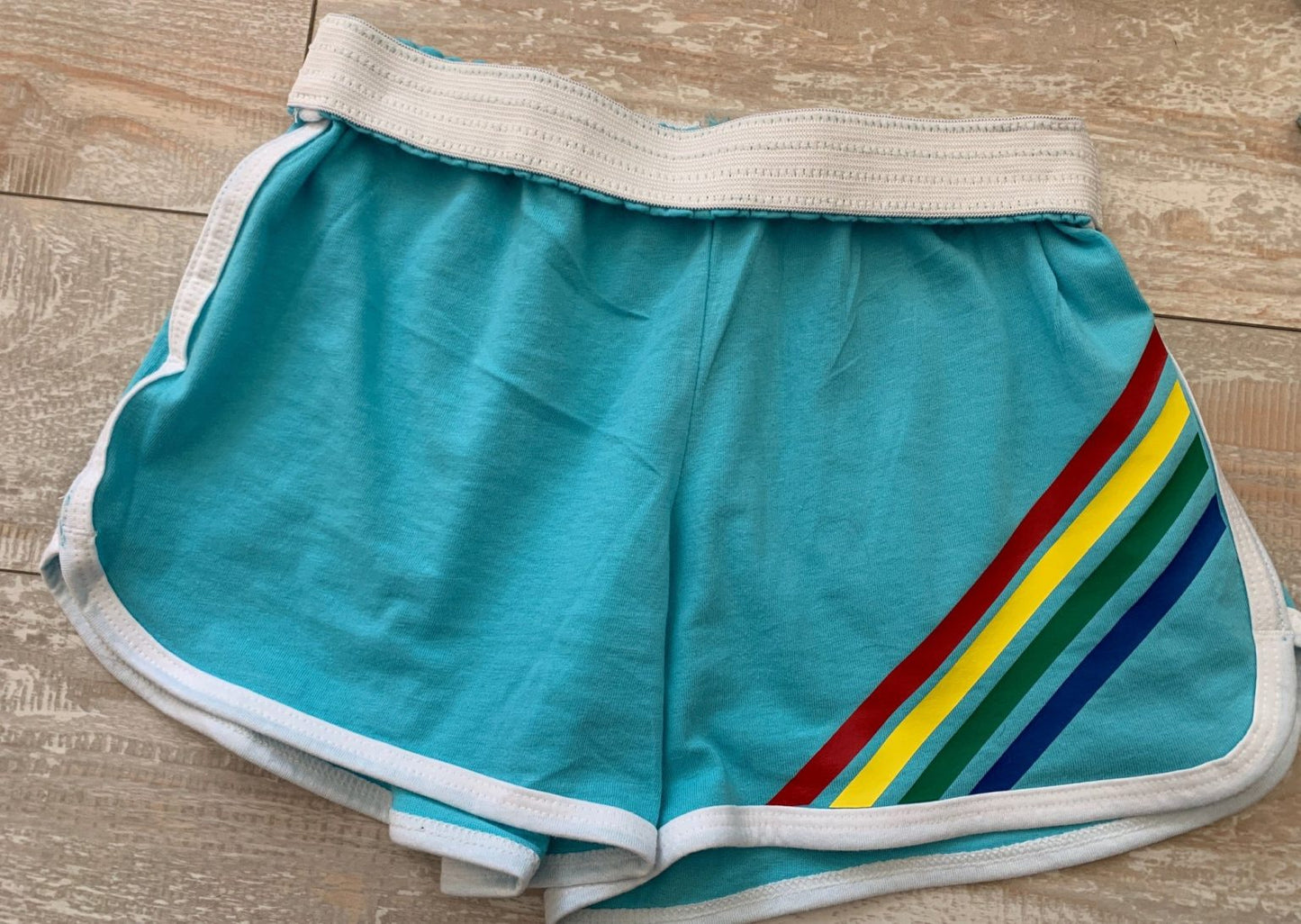 Rainbow Stripe Shorts