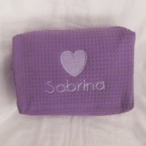 Single Heart Personalized Cosmetic Case