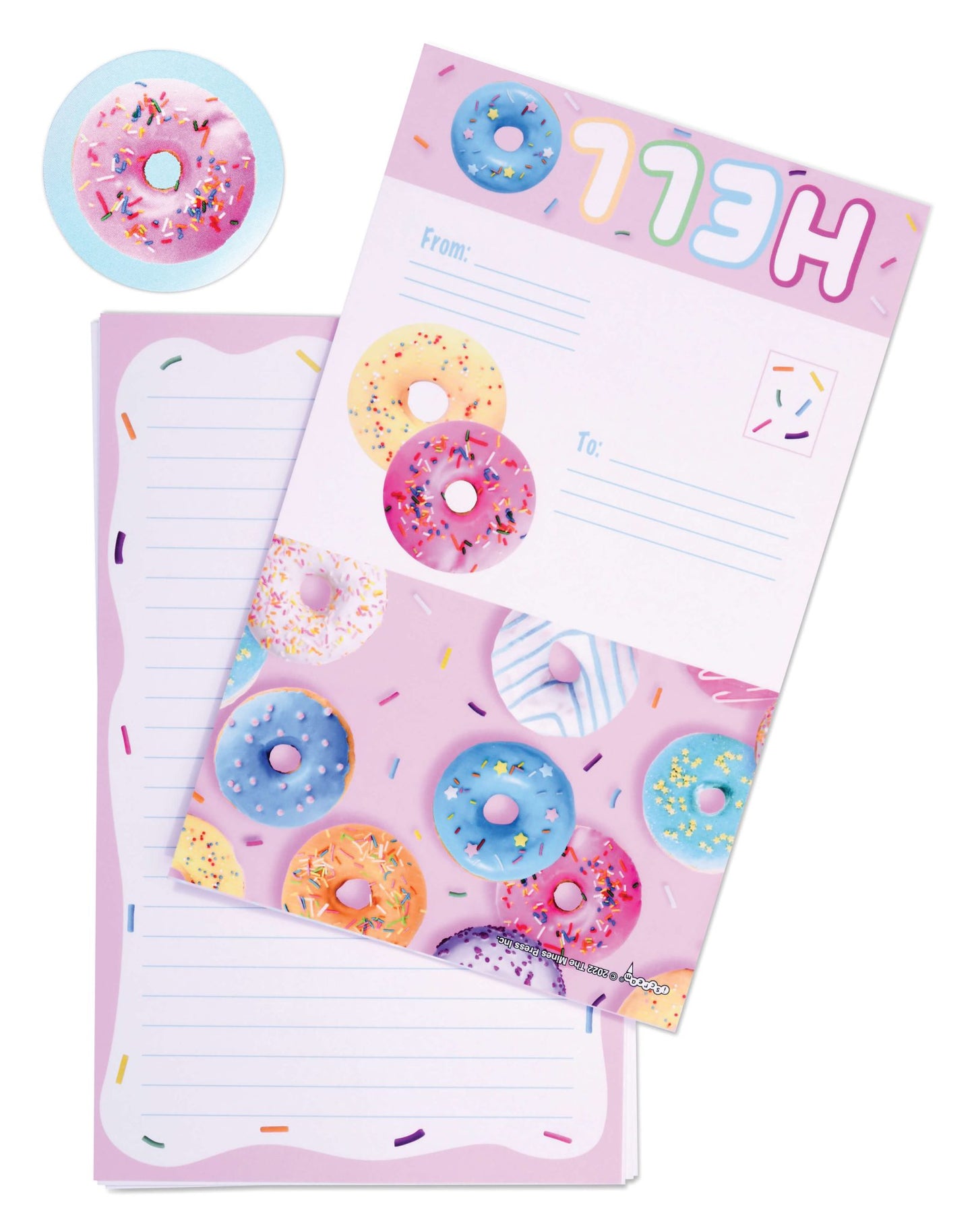 Go Do-Nuts Foldover Stationery