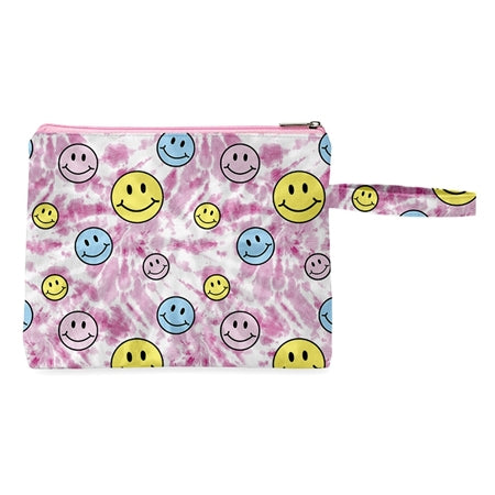 Smiley Tie Dye Wet Bag